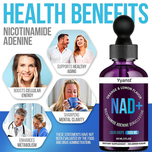 Suplemento de belleza OEM/ODM que apoya el metabolismo, altamente absorbible, elimina arrugas, colágeno, gotas líquidas de NAD, muestra gratuita. - Product Image 6