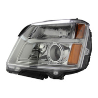 JOESHIER Nuevos Faros de Repuesto para Terrain 2010-2015, Medio Ensamblaje LED y Halógeno, Accesorios de Iluminación para Automóvil de 24V