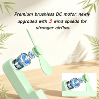Ventilateur portable mini USB, ventilateur de poche pour l'été, refroidisseur d'air pour voiture, plusieurs couleurs, batterie rechargeable intégrée, personnalisation OEM disponible