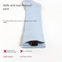 Chaussettes longues pour nouveau-né, chaussettes en coton doux jusqu'aux genoux, chaussettes confortables pour bébé et tout-petit, pour un usage quotidien