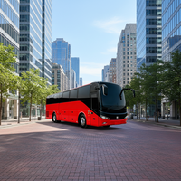 Bus électrique TENGLONG neuf à bas prix, 12 mètres, conduite à gauche, pour le transport scolaire et touristique