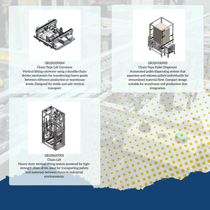 Robust Vertical <b>Pallet</b> Lift with Chain Drive for Warehouse Automation and Industrial Cargo Elevator Integration Solutions - Product Image 4