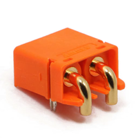 Amass XT60I XT60IPW Steckverbinder mit Signalpin, Rechteckiger Horizontaler Vergoldeter Stecker für UAV-Stromversorgung, Direkter OEM-Service ab Werk