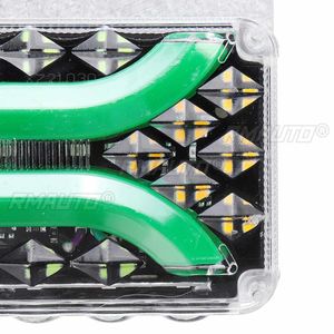 Feu de position latéral dynamique à LED pour voiture et camion, 24V, clignotant, feu arrière pour remorque, camion, bus, pick-up - Product Image 3