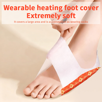 Huainanhall Meilleure vente : Coussinet chauffant jetable hypoallergénique à la poudre de fer pour les pieds, grande surface, sans bain de pieds ni compresse chaude