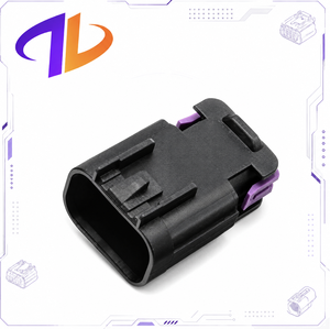 15326840 Compatible 8 Pin Copper Black GT150 1.5mm Sealed Waterproof Automotive Oil Pump Wire Harness Male Connector <b>Plug</b> - Product Image 3