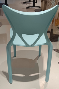 Modern Plastic <b>Dining</b> <b>Chair</b> Minimalist Design Stackable Home Furniture Green Color wholesale restaurant <b>chairs</b> - Product Image 4