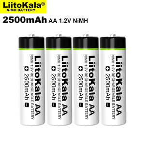 Liitokala Lii-aa NiMh Pin Sạc Li-ion 14500 1.2V 2500Mah AA Chính Hãng Cho Đèn Pin - Product Image 3
