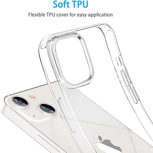 Funda de teléfono de TPU transparente Maxyi para <span class=keywords><strong>iPhone</strong></span> 11 <span class=keywords><strong>12</strong></span> <span class=keywords><strong>13</strong></span> 14 15 16 Plus <span class=keywords><strong>Pro</strong></span> Max - Product Image 4