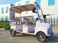 Quadricycle électrique d'usine à quatre roues motrices, voiturette de golf électrique 60V, vélo électrique de tourisme avec auvent