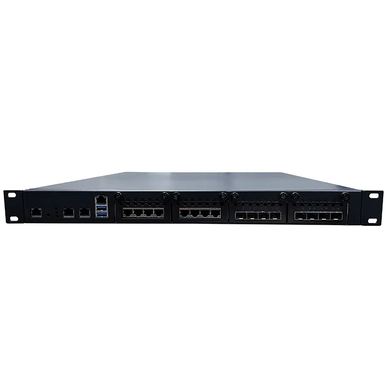 Router Intel Xeon E5 2600 V3 V4 1U, peralatan jaringan PC dengan Chipset C612, 4 slot ekspansi NIC, IPMI, konsol untuk En