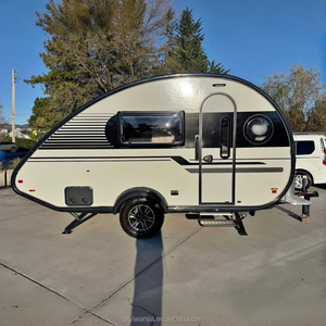 Remorque de <span class=keywords><strong>camping</strong></span> compacte et légère à <span class=keywords><strong>prix</strong></span> abordable, conforme aux normes australiennes, mini-caravane tout-terrain en forme de goutte d'eau - Product Image 1