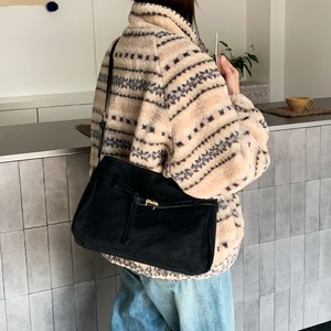 Bolso Bandolera para Mujer, Horizontal, Cuadrado, Color Negro Ébano, Cierre de Cremallera Resistente, para Uso Diario, Primavera 2026 J9067 - Product Image 2