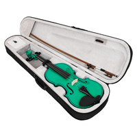 Astonvilla Prix de gros d'usine Violons ODM OEM Stock Accessoires en tilleul Violon en bois coloré