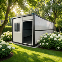 Maison préfabriquée modulaire à bas coût et à montage rapide, conteneur de 20 pieds démontable en kit pour chantier de construction et camp de travail