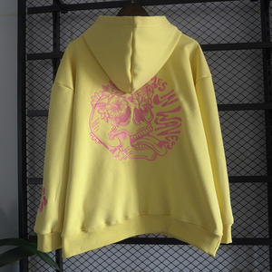 Felpa con Cappuccio da <span class=keywords><strong>Uomo</strong></span> in Cotone, Morbida e Confortevole, Streetwear Casual Invernale - Product Image 4