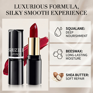 Brillo Labial Orgánico de Larga Duración con Logotipo Personalizado, Envases Redondos en Forma de Bala, Tubos de Lujo para Bálsamo Labial, Cosméticos para Bodas - Product Image 6