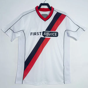 Uniformes de Fútbol de Verano, Camiseta Retro de Visitante del City 2002/03 con Mangas Cortas Estampadas, Uniforme de Competición de Clubes Europeos - Product Image 1