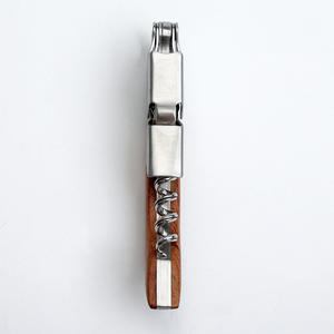 ที่เปิดขวดสแตนเลส Xuan Rui ด้ามไม้พะยูงอเนกประสงค์ ที่เปิดขวดแบบคลาสสิก รูปทรงแบน รุ่น XR5010 - Product Image 1