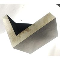 Pelat Sudut Baja Paduan Berbagai Ukuran 4 X 4 X 4 Inci Solid Webbed Untuk Aplikasi Shim