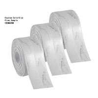 Bande d'étanchéité adhésive en PVC, acrylique et caoutchouc butyle, simple face, pour la réparation des joints de douche, bain, salle de bain, cuisine, carrelage, évier et baignoire