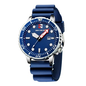 BEN NEVIS 3010 Vente directe d'usine Nouveauté Marque haut de gamme Nouvelle arrivée Montre chronographe à quartz personnalisée pour homme Bracelet en silicone - Product Image 4