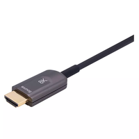 Câble Optique Actif ZSWinner Gold Cable Factory 8K 100m 48Gbps A-A avec Blindage Combiné Modèle WS-9860 en Stock