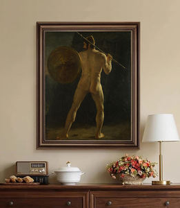 Modern Light Luxury Living Room Wall Decoration <strong>Art</strong>: Sexy <strong>Male</strong> Body Oil Painting Wall <strong>Art</strong> for Residential Decoration - Product Image 4