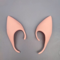Vente en gros d'oreilles de fée, de pixie et d'elfe en TPR souple et pointues, accessoires de déguisement pour mascarade, de maquillage et de costume d'Halloween