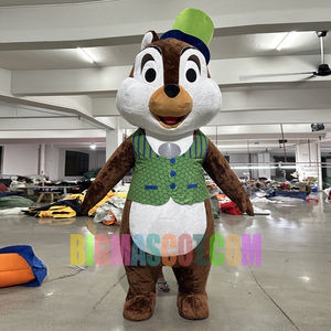 Костюмы унисекс для взрослых с мультяшным животным аниме, надувная белка, маскарадный костюм для ТВ и кино, косплей, чип, Дейл, бурундуки - Product Image 1