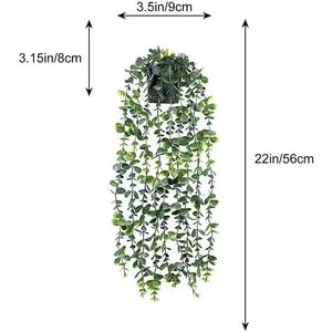 Décoration murale en plastique, verdure artificielle suspendue, bouquet de 30 cm à 100 cm, pour intérieur et extérieur - Product Image 3