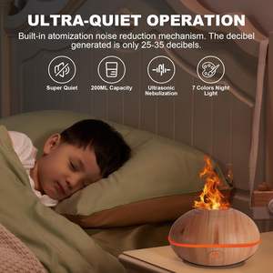 Wholesale 2023 Top Seller 200ml Wooden Aroma Diffuser Essential Oil <b>Air</b> Humidifier Aromatherapy Tabletop for Household Use - Product Image 5