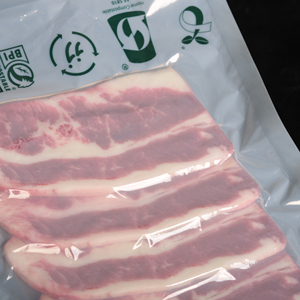 Transparente compostable biodegradable 3 lados bolsa de sellado al vacío carne salchicha salmón arroz bolsa de comida seca bolsa de retorta para microondas - Product Image 3