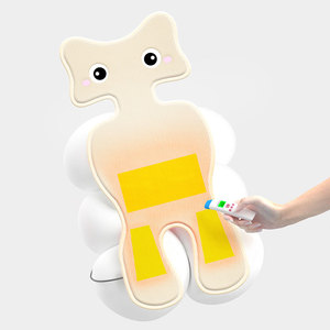 מושב רכב תינוק anjoy חימום כרית מכסה מסגרת פלסטיק התינוק כרית - Product Image 6