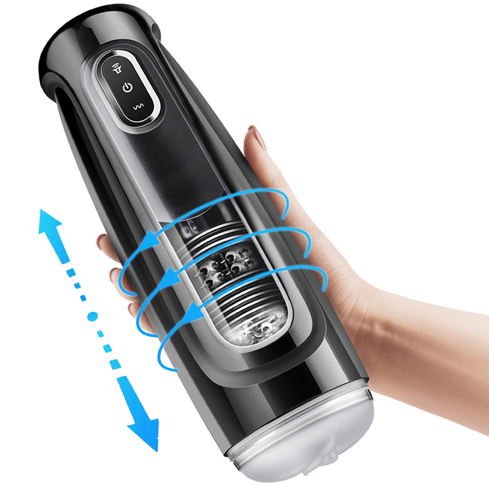 orgasmate katerina power automated retractable and spin male men masturbator Amazon.com: EINSEO AI Sync Male Masturbator Sex Toys for Men main image 1