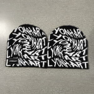 Dernier arrivage Fabricant personnalisé Bonnets surdimensionnés Chapeau en mohair avec impression bouffante Bonnet en détresse brodé avec logo personnalisé - Product Image 1