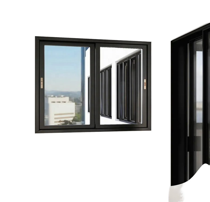 NFRC USA Certificate Aluminum Double Glazing Sliding Window Three ...