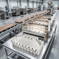 Moule d'extrusion personnalisé pour panneaux de porte WPC de 670 mm à 1100 mm, extrusion plate de panneaux de porte creux, fabricant de moules de haute précision
