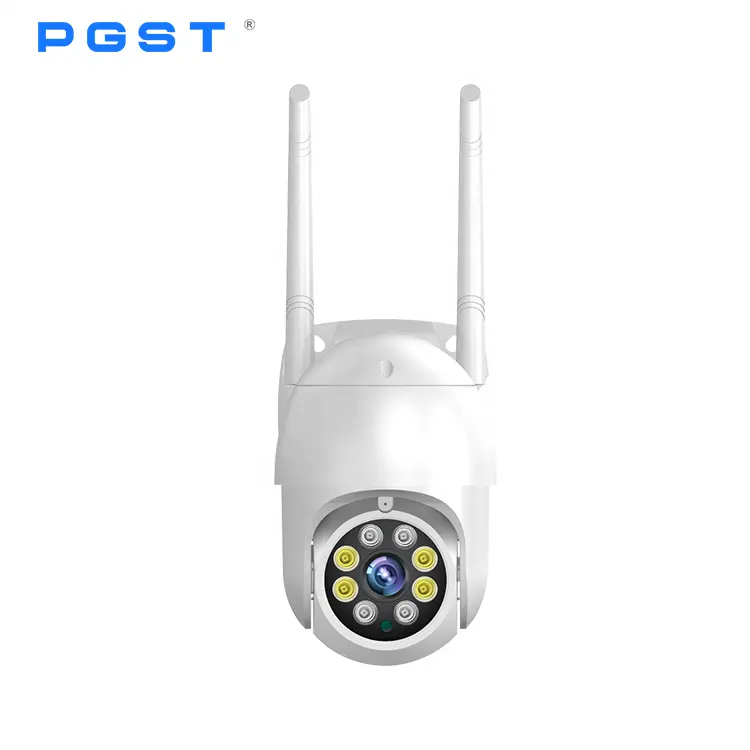 PGST 2MP 1080P HD กล้องโดมชุดกล้องวงจรปิดรักษาความปลอดภัยแบบไร้สายรองรับการบันทึกวิดีโอกล้องโดม Wifi