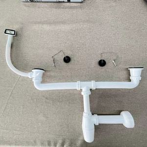 Trung Quốc phong cách nhựa chai đôi bẫy với tràn Bồn Rửa Nhà Bếp cống chất thải - Product Image 2