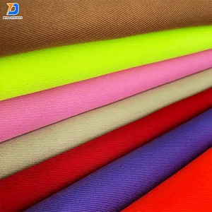 JINDA factory TC drill fabric 21*21 190GSM polycotton twill workwear fabrics