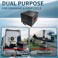 Aki Mobil Solid State Bebas Perawatan 24V 200Ah 1500CCA N200 Performa Tinggi Daya Tahan Lama Triple Emergency Start untuk Mobil