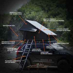 MBNM Nid <span class=keywords><strong>de</strong></span> <span class=keywords><strong>toit</strong></span> Z Topo gonflable pliable 4 piquets <span class=keywords><strong>de</strong></span> <span class=keywords><strong>tente</strong></span> en aluminium à prix réduit - Product Image 2