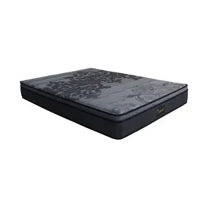 Cheap Eurotop Pocket Spring Bed Mattresses rolled mattress in a box