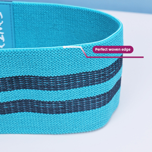 Bande de résistance de Yoga en tissu personnalisé de haute qualité 8cm sangle en Polyester de poids lourd pour l'exercice d'entraînement de Squat de boucle de hanche de butin - Product Image 5