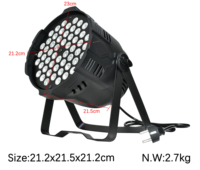 Projecteurs LED Par 54x3W Full Color RGB 3-en-1 DMX pour DJ, discothèques, scènes, bars et événements de mariage
