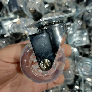 Bán Buôn 35 Mét Và Đường Kính 50 Mét Nội Thất PU Trong Suốt Bánh Xe Silicon Rodinha De Silicone Gel Com Freio - Product Image 2