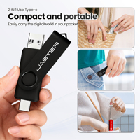 Memoria USB 2.0 de Plástico de 4GB-128GB con 3 Años de Garantía, Compatible con Windows y Mac, Nueva en Stock