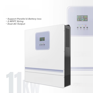 Onduleur Solaire Hybride Monophasé 10kW 11kW 10000W 11000W 10kVA 48V 150A avec Double Chargeur MPPT - Direct Usine - Product Image 1