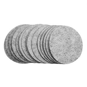 Filtro de carbón pesado personalizado, almohadilla de algodón con carbón activado de cáscara de coco para máscara de soldadura, 1.2 mm de grosor, una sola capa, blanco y negro - Product Image 4